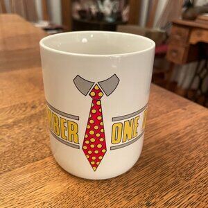 Vintage "Number One Dad" Themed Coffee Cup Mug by Balloon Expressions